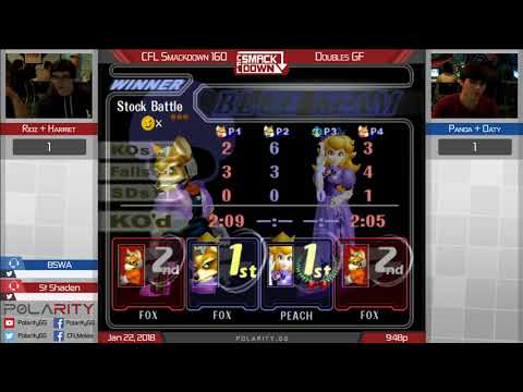 CFL Smackdown 160 Melee - Ridz + Harriet vs Panda + Oaty - Doubles GF