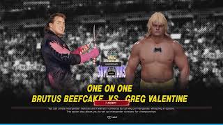 WWF Superstars Brutus Beefcake 🆚 Greg Valentine