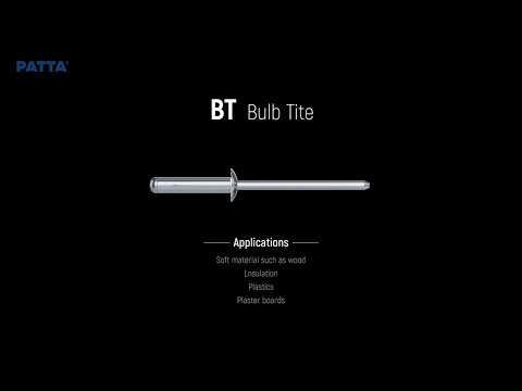 Rebite de Fixação Bulb Tite BT