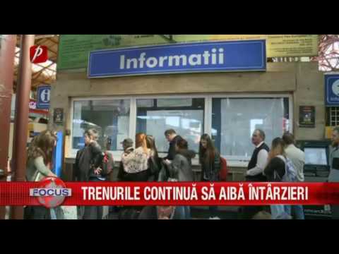 TRENURILE CONTINUĂ SĂ AIBĂ ÎNTÂRZIERI