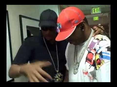 Busta Rhymes and Kardinal Offishall Goof Around Backstage