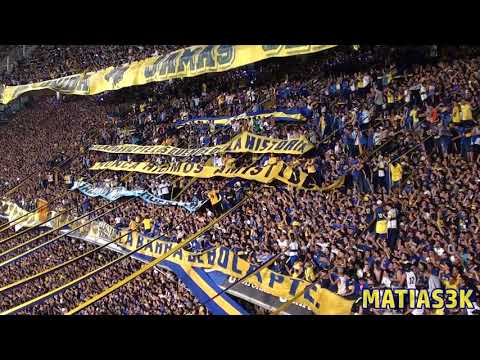 "Boca Palmeiras Lib18 / Boca de mi vida" Barra: La 12 • Club: Boca Juniors