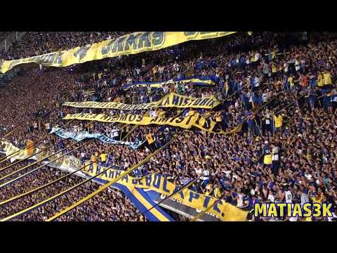 "Boca Palmeiras Lib18 / Boca de mi vida" Barra: La 12 &bull; Club: Boca Juniors
