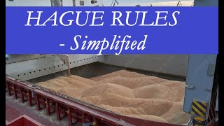 HAGUE RULES - Simplified