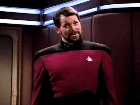 Guinan counsels now-Captain Riker
