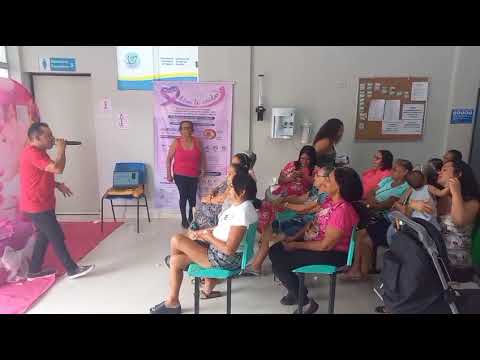 NA UBS DA COLINA IGARAPE-AÇU. CAMPANHA OUTUBRO ROSA.