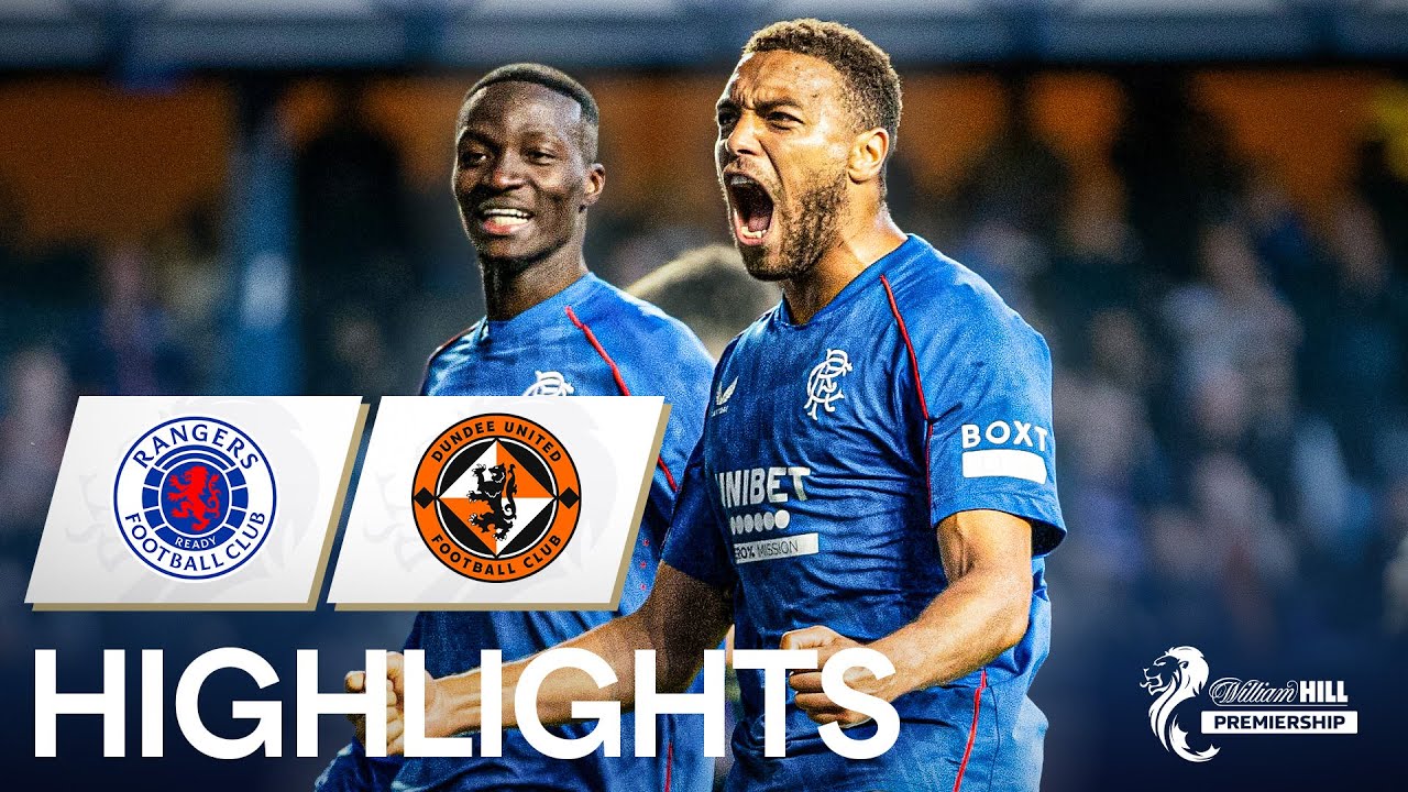 Rangers 3-1 Dundee United | Dessers Double Sinks Dundee United | William Hill Premiership