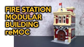LEGO Winter Village Fire Station 10263 Modular Building ReMOC