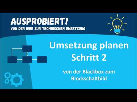 Umsetzung planen [Schritt 2 ] von der Blackbox zum Blockschaltbild