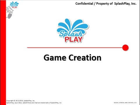 SPLASHPLAY GAME CREATION