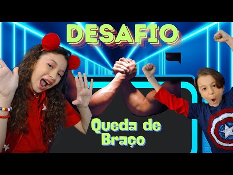 Desafio queda de braço *quem ganha @MundodaCarla-sp #desafio #quedadebraço #danimel