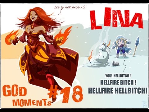 DOTA 2 LINA GOD MOMENTS #18