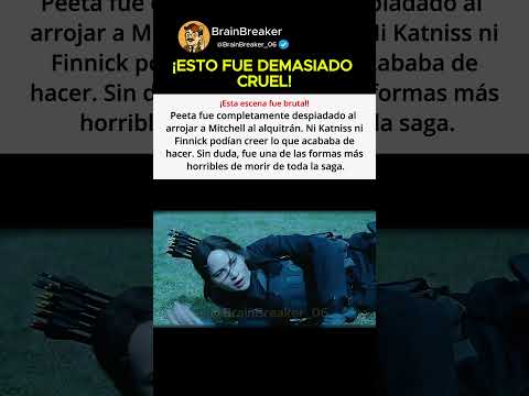 Peeta hizo algo brutal con Mitchell