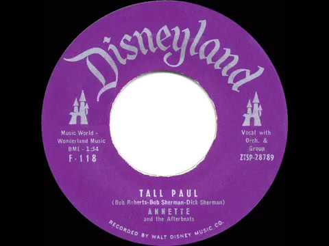 1959 HITS ARCHIVE  Tall Paul   Annette