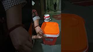 Method of open oil tin of Tirupati kapasia