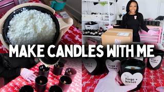 MAKE CANDLES WITH ME *PERFECT WOOD WICK RECIPE* STEP BY STEP ft. @makesyofficial