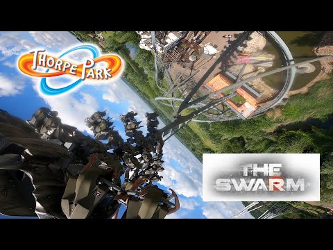 The Swarm / Back Right Seat /  Thorpe Park / First Time For 2021 Season / 4K