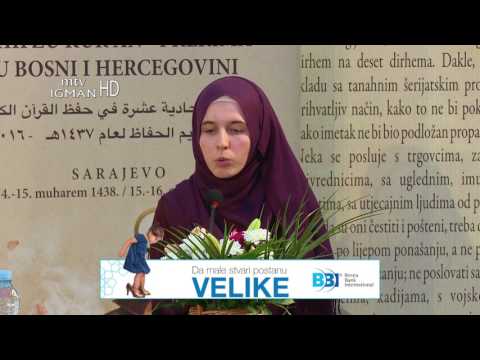 11. TAKMIČENJE U HIFZU KUR'ANA BOSNE I HERCEGOVINE - HFZ. SARA MEHIĆ - MTV IGMAN