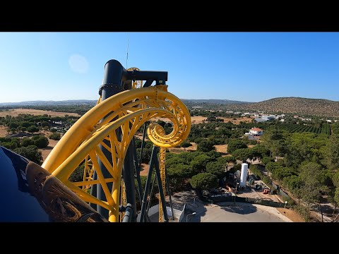 Onride: 'Flash coaster' 🎢 4K/POV 2025 - Aquashow park