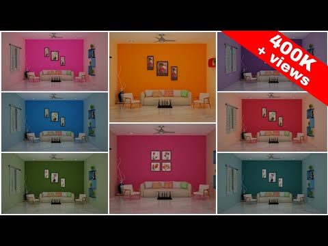 Best 20 Colour Combination for Living Room Wall, House Wall, Interior Wall Color Ideas, Bedroom Wall