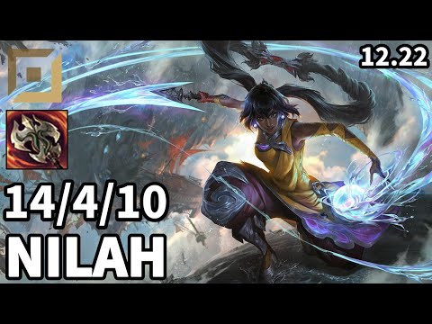 Nilah ADC vs Kai'Sa - KR Master | Patch 12.22