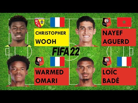 Christopher Wooh vs Stade Rennais Centre Backs(Nayef Aguerd,Warmed Omari,Loïc Badé)FIFA22 Comparison