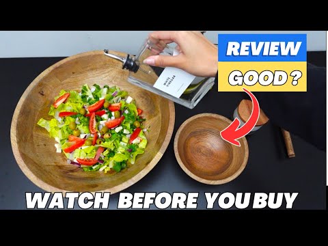 Wooden Serving Bowl Small