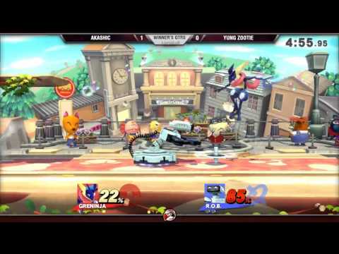 VS Weekly 3/24/16 - Winners Qtrs - Akashic (Greninja) vs. Yung Zootie (ROB) - Smash 4