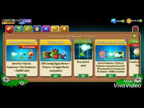 Plants vs Zombies 2 (unlimited coins/diamonds & Unlimited Sun)