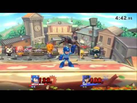 Smash Attack 11: cot(Θ) (Mega Man) v. Illux (IKE)