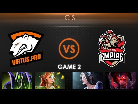 Virtus.pro vs Team Empire Game 2 - Kiev Major CIS Qualifier: Playoffs - @TobiWanDOTA @LDdota