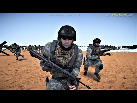 US MODERN SOLDIERS CHARGED OMAHA BEACH TO DESTROY GERMANS | Ultimate Epic Battle Simulator 2 UEBS 2