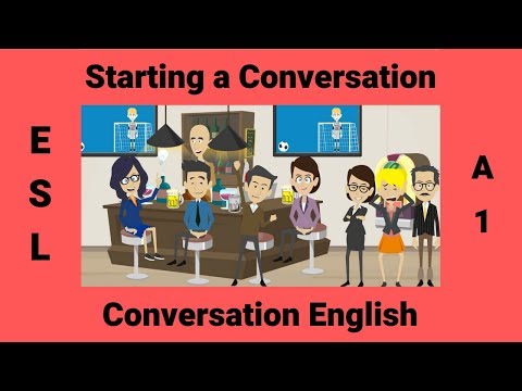 Vocabulary Tutorial - Starting a Conversation