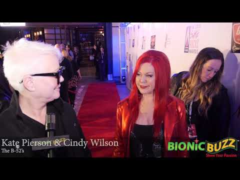 Kate Pierson & Cindy Wilson from The B52's Interview at She Rocks Awards 2018