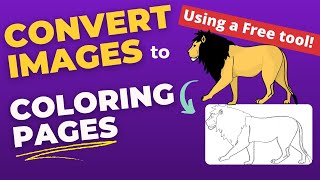 How To Create A Coloring Book From Scratch Using Free Tools 🔥🎨