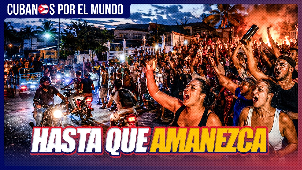 Protestas en Cuba se extienden a la MADRUGADA en los barrios