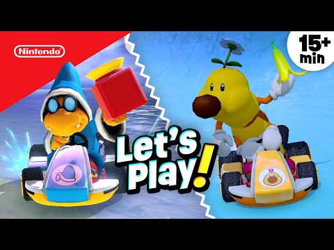 Brother vs Sister 😲 Mario Kart 8 Deluxe Winter Themed Races ☃️❄️| @playnintendo