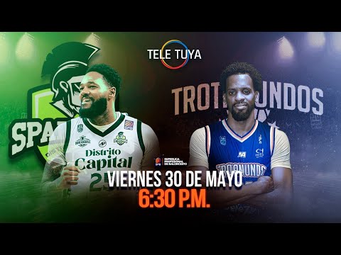 SUPERLIGA DE BALONCESTO - SPARTANS DE DISTRITO CAPITAL VS TROTAMUNDOS DE CARABOBO