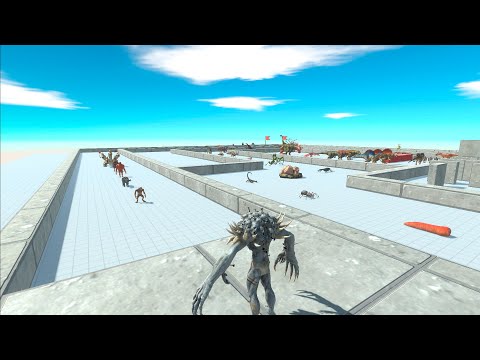One Shot Scourge VS All Units DeathRun - Animal Revolt Battle Simulator