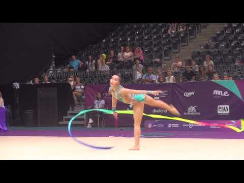 Salome Pazhava GEO Ribbon AA World Challenge Cup Cluj 24 August 2019