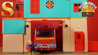 RIESIGE Feuerwehr Station! Feuerwehrmann Sam Spielzeug von Simba neu 2016