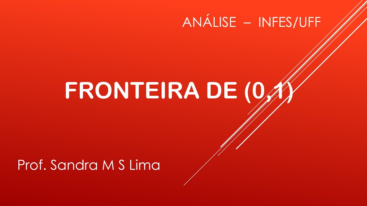 Fronteira de (0,1)