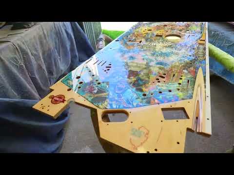 Guns n Roses Pinball Playfield - Re Clear Coat