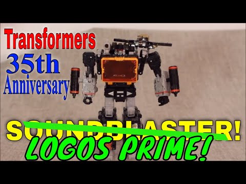 Transformers 35th Anniv. Soundblaster as Logos Prime w/ Hell Buzzsaw - GotBot True Review NUMBER 633