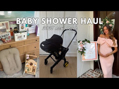BABY SHOWER HAUL: as a 2025 first time mom *with links*