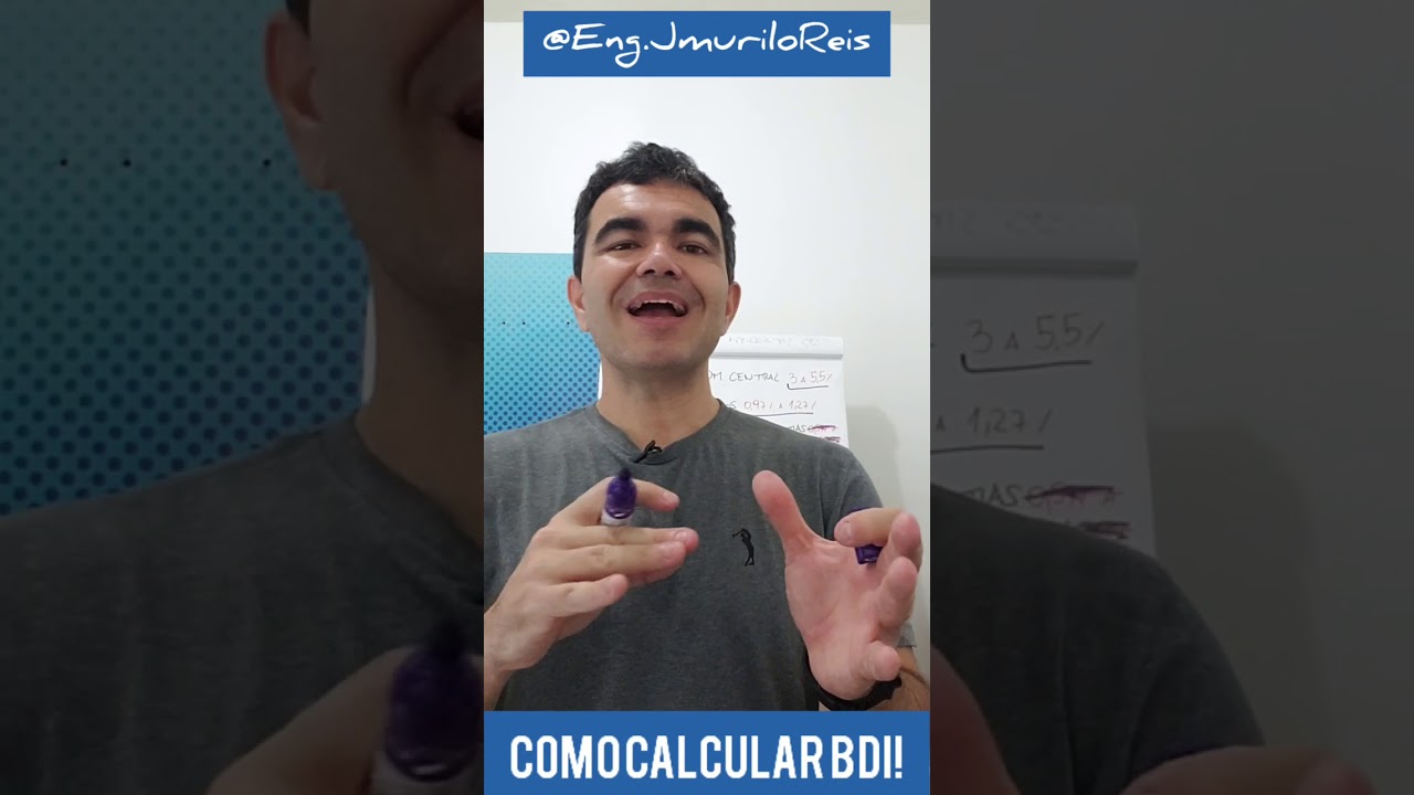 Como calcular o BDI de uma obra pública ou privada!