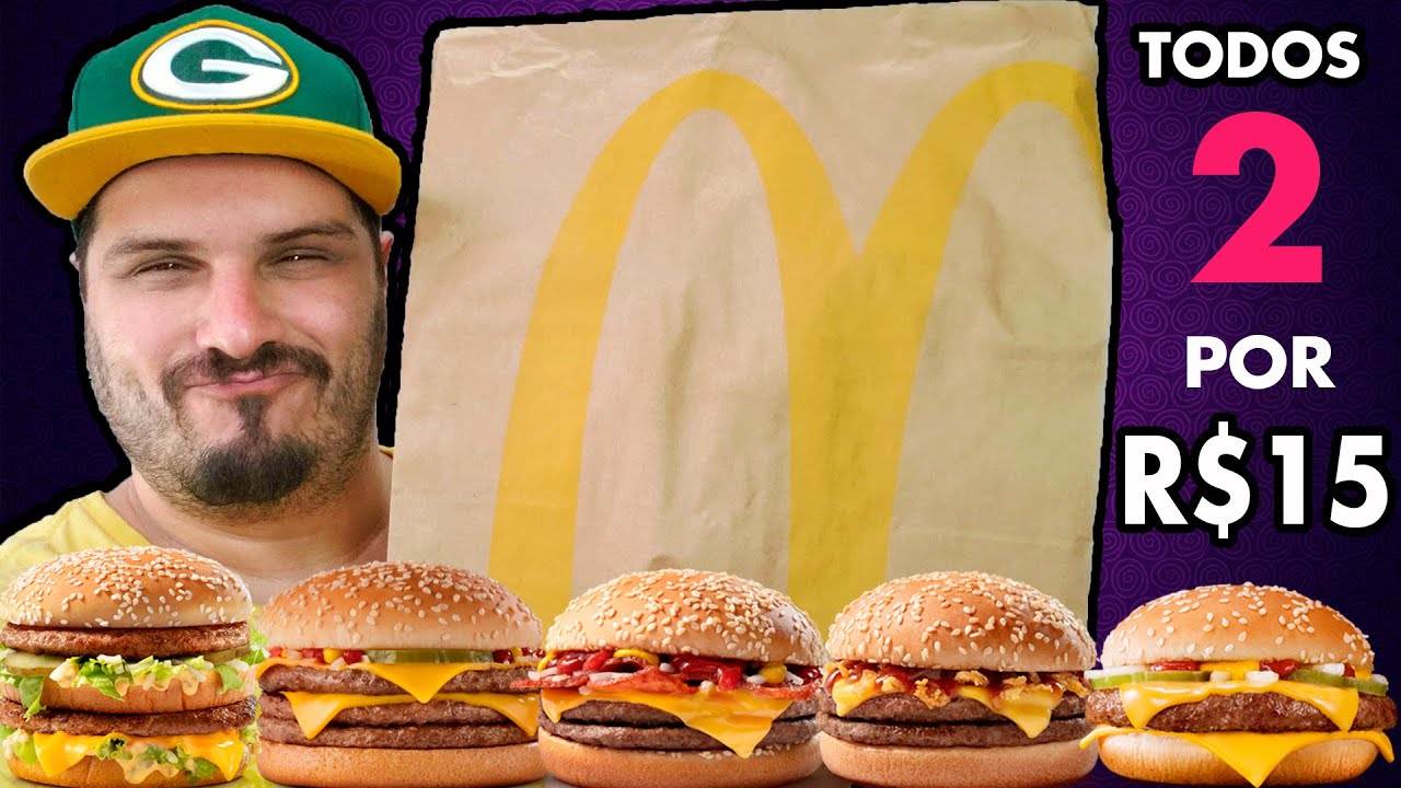 Qual é o MELHOR HAMBURGUER de PROMOÇÃO do MCDONALD'S?