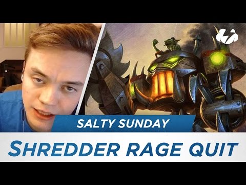 Salty Sunday #6 - Shredder Rage Quit