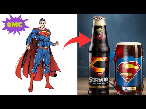 SUPERHEROES but CASUAL BEER BRAND🔥ALL CHARACTER (MARVEL & DC)