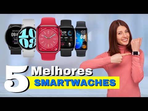 ✅ TOP 5 MELHOR SMARTWATCH para comprar 2024